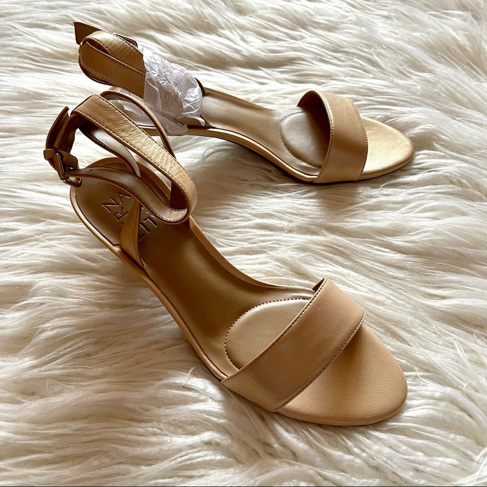 NATURALIZER Tinda Honey Pearl Strappy Heeled Sandals Size 6.5